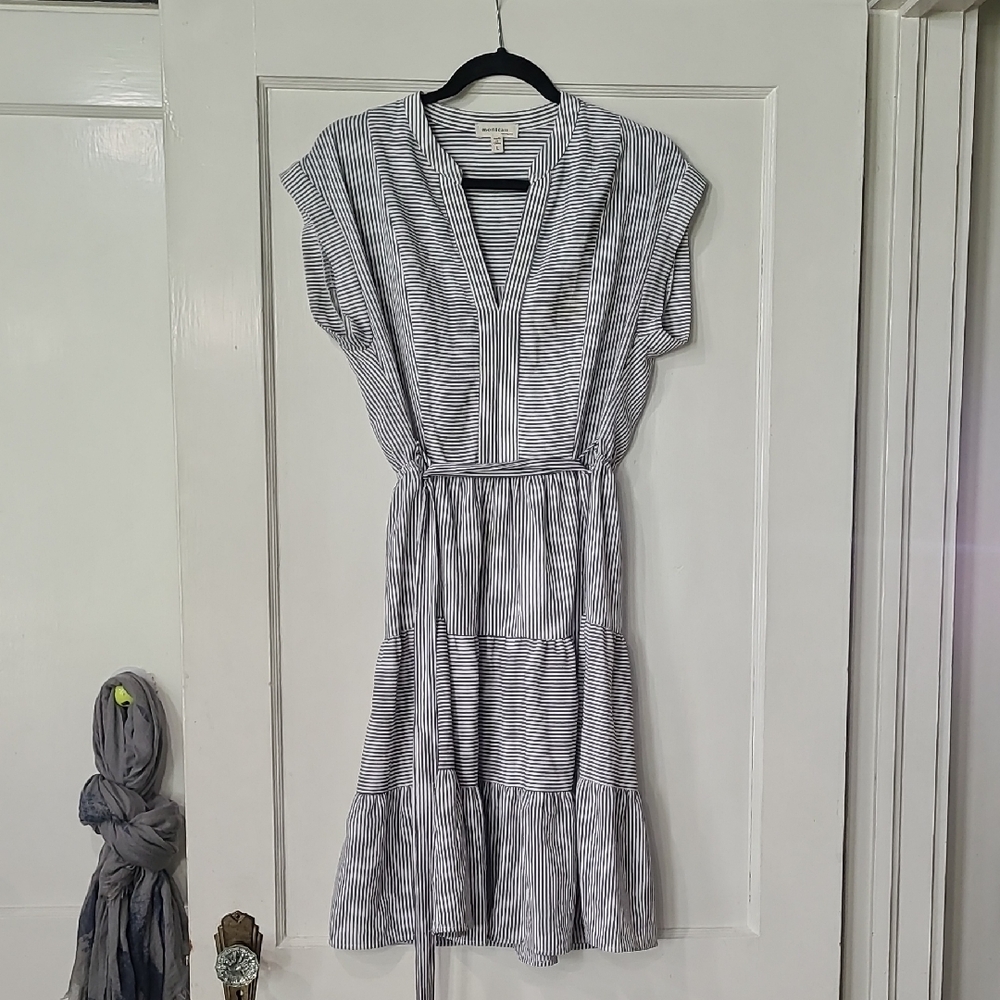Striped Gray Dress